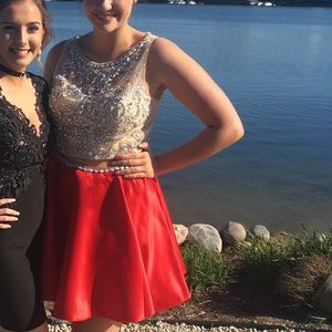 2 piece homecoming dress worn once.